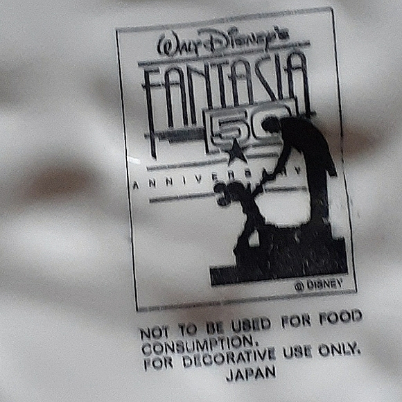 - WALT DISNEY'S 3D FANTASIA 50TH ANNIVERSARY PLATE - Picture 4 of 4